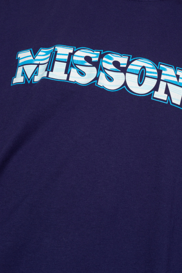 MISSONI - MISSONI ロゴプリント Tシャツ MISSONI 'Embroidered Center Logo' Men's Designer 100% Cotton